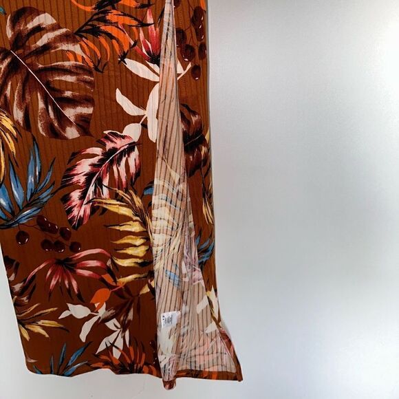 Brown floral maxi dress - Picture 8 of 11